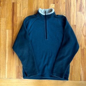 Colombia men’s 1/2 zip 2-tone turquoise fleece